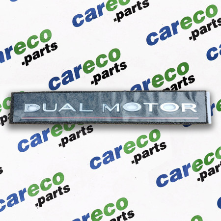 Эмблема Dual Motor хром Tesla Model 3